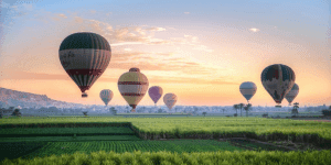 Hot Air Balloon over Luxor