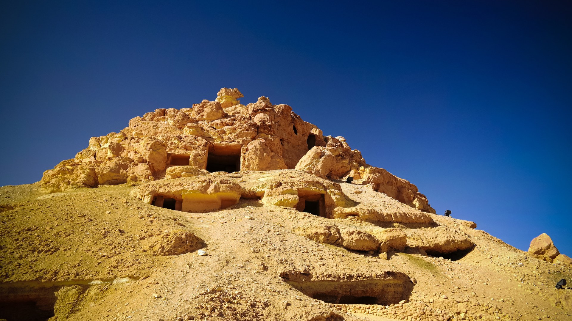 Mountain of the Dead (Gebel al-Mawta) Siwa Oases - Top Class Egypt Travel