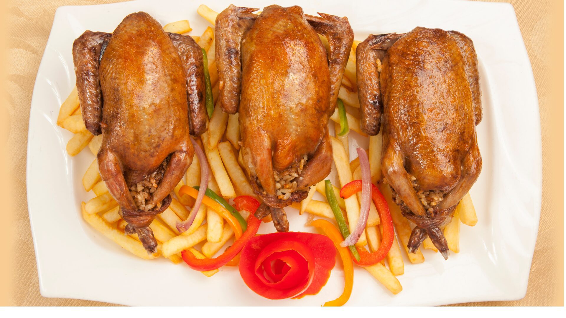stuffed pigeon