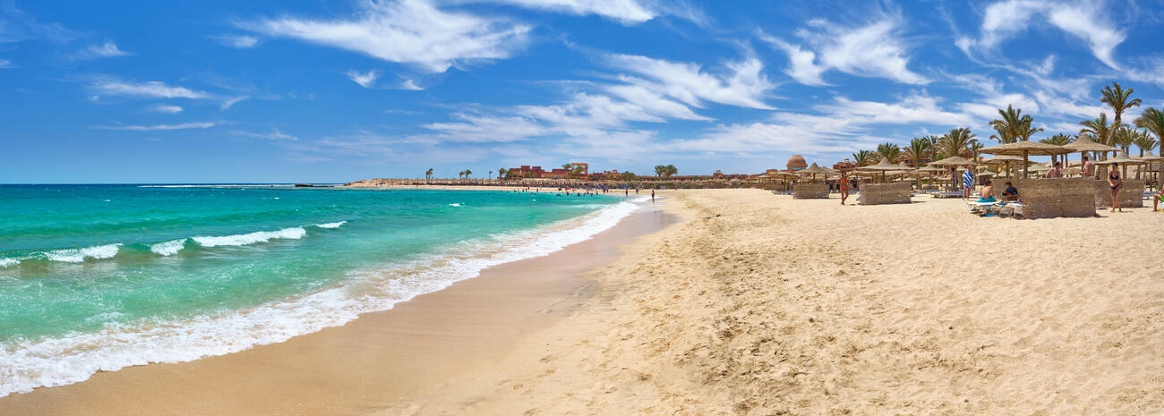Marsa Alam, beach on Abu Dabbab Bay, Red Sea, Egypt