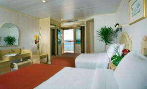 movenpick prince abbas lake cruise twin stateroom lake view