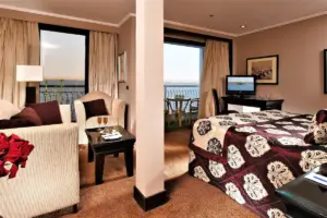 steigenberger omar el khayam lake nasser cruise cabin bedroom