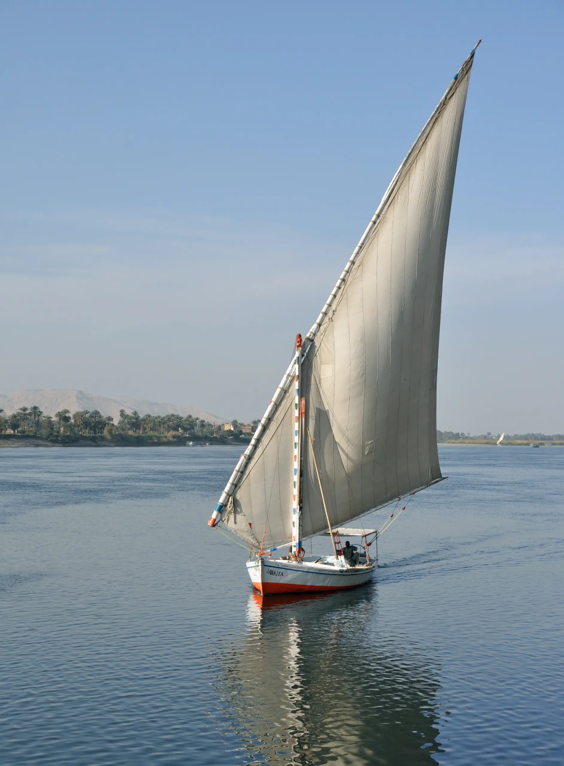 Felucca Sailing at Sunset (Aswan)