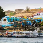In the way to the Nubian village in Aswan Egypt