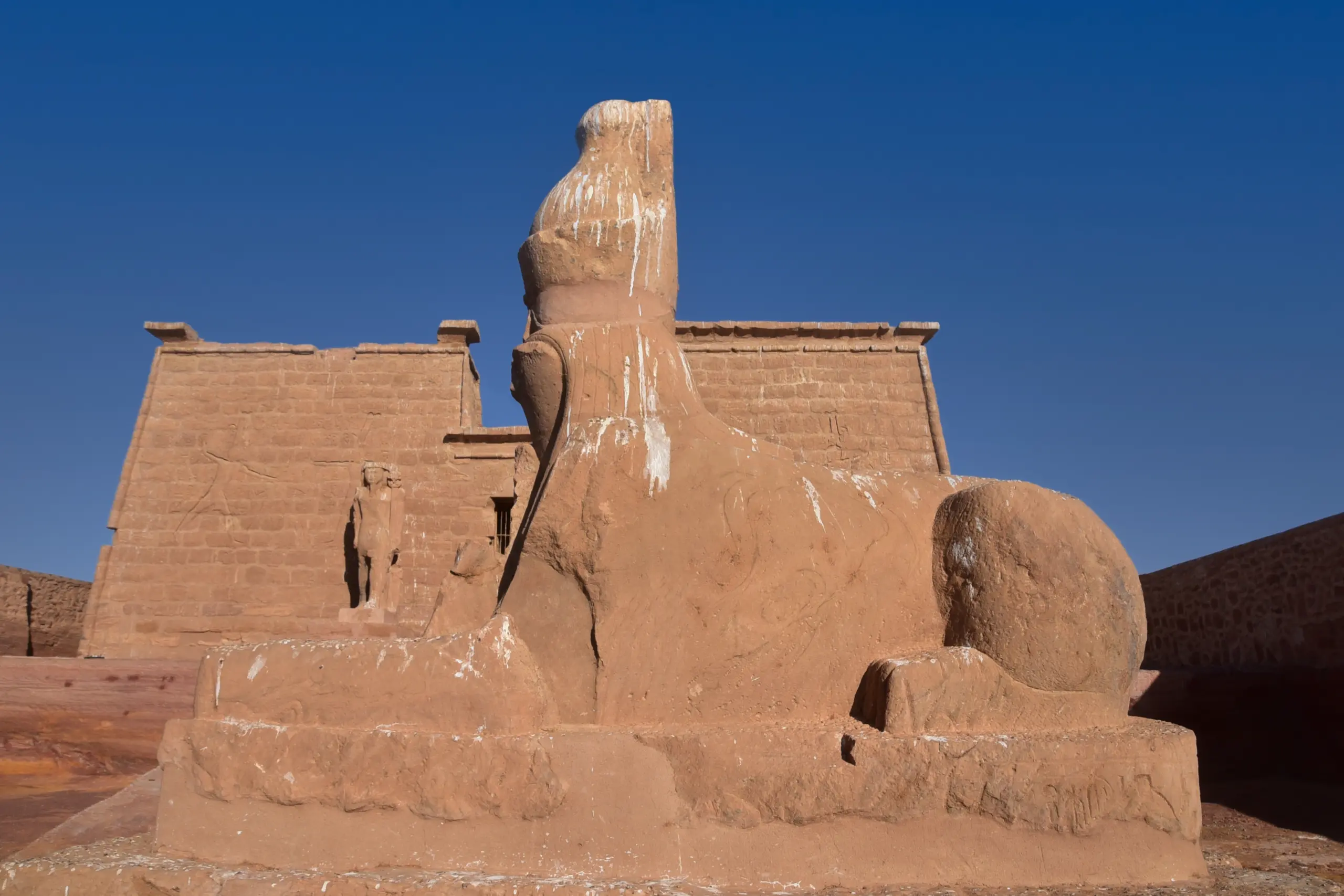 Wadi es Sebua Temple built during the reign of Ramesses II and dedicated to the deified pharaoh Amun Ra and Ra Harakhty New Wadi es Sebua Lake Nasser Egypt   51905251969 scaled