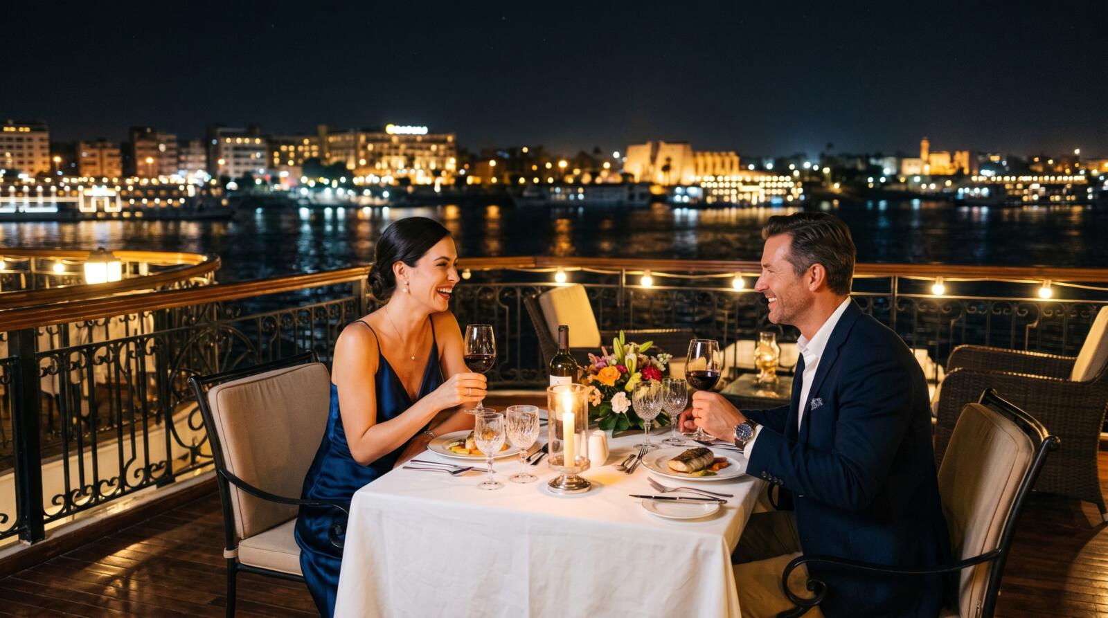 Evening Elegance: Fine Dining & Nile Cruises
