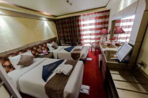 ms royal la terrasse nile cruise deluxe twin cabin