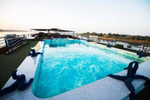 ms royal la terrasse nile cruise sundeck pool