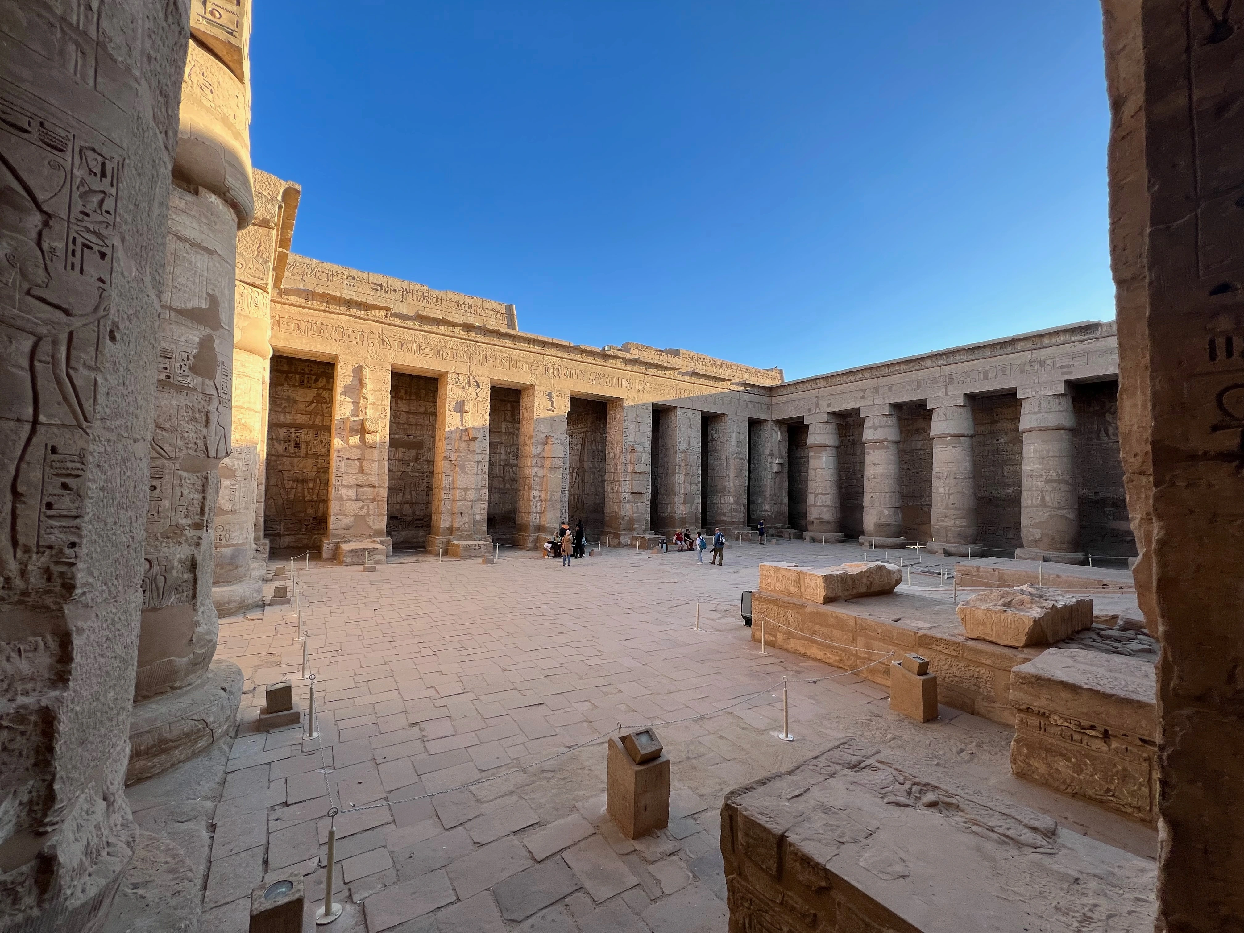 Mortuary temple of Ramses III at Medinet Habu 2022 130