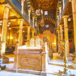 The beautiful interior of Ben Ezra Synagogue in Coptic district