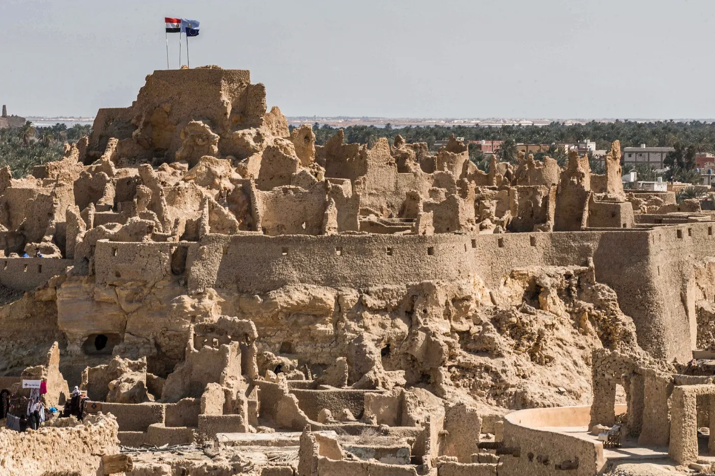 forteresse recemment restauree Shali environs loasis desertique egyptienne Siwa environ 600 ouest capitale Caire 6 Novembre 2020 0